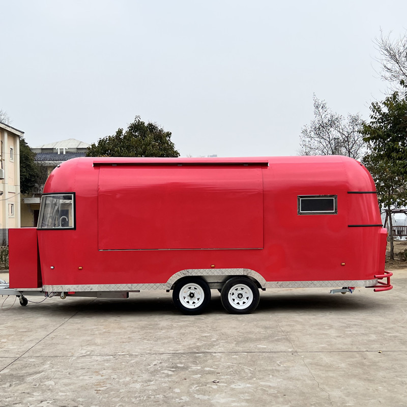 New Designed Churros Cart For Food Truck Street Coffee Shop Trailer For Sale