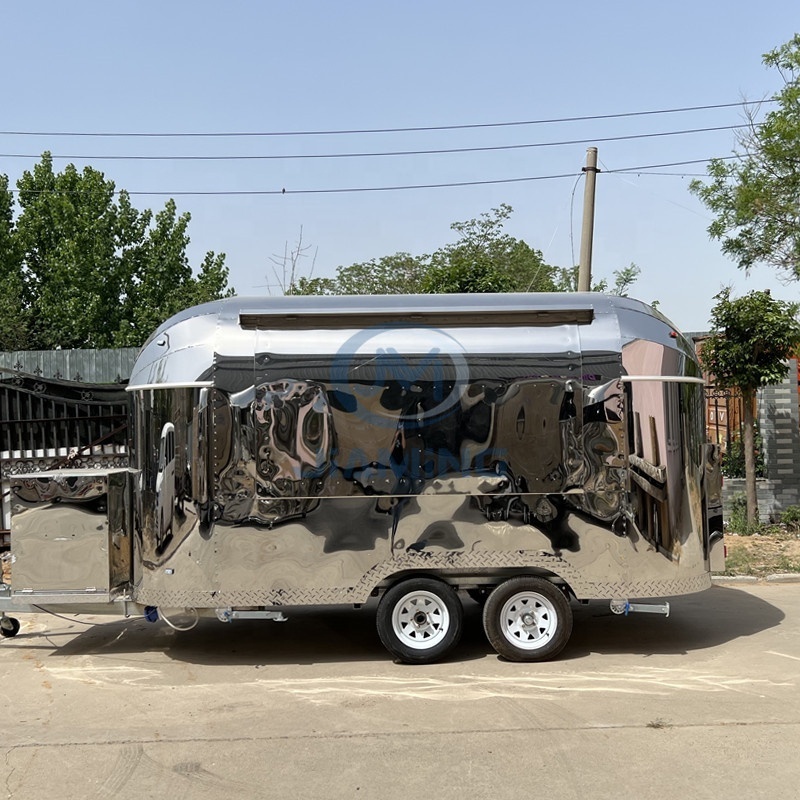 American Popular Street Outdoor Customized Tornado Potato Food coffee carts / mini food truck