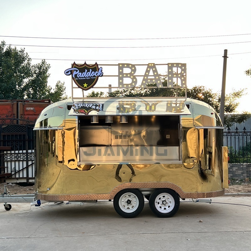 fridge and ice cream cone machine drinks truck with display rack snack cart for sale