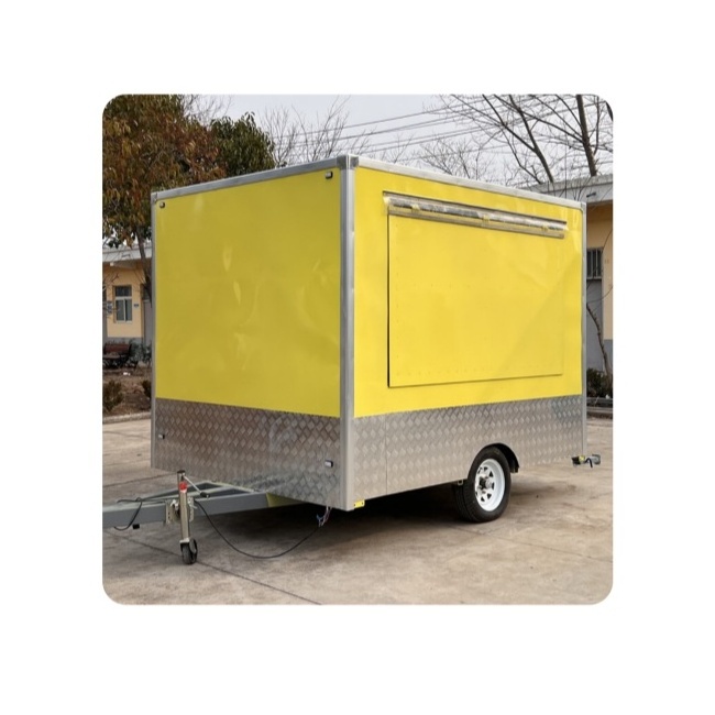 Food trailer mobile food cart fully equipped usa caravan BBQ Fully Equipped Food Trailer