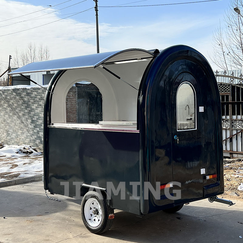 MobCommercial Catering Trailer Mobile Kitchen BBQ Fast Food TrailerCustom Truck BBQ Fast Food Mobile Kitchen Trailer