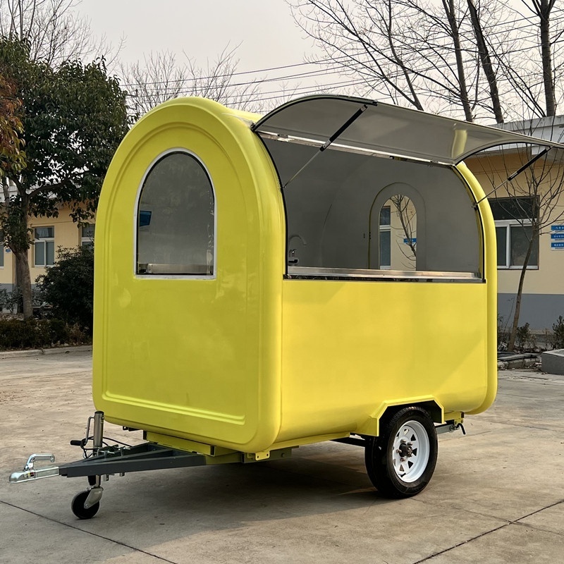 most fashionable food trailer fast food truck for Sale Fruit and Vegetables Vehicle