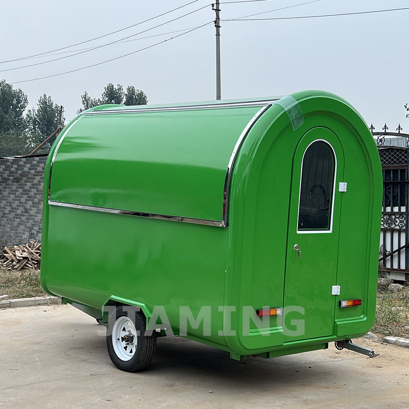 Wholesale Price Mobile Food Trucks For Sale /  Mobile Food Trailer Vintage Scooter Trailer Mobile Food Ice Cream Mobile Truck