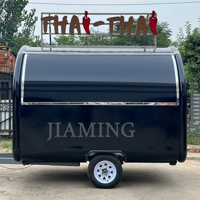 Mobile Burger Popcorn Vending Trailer Mobile Snack Cart For Sale