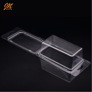 Food Grade Plastic Clamshell Inner Blister Pack Packaging Clear Clam Shell Bubble Blister Packaging Trays PET Box