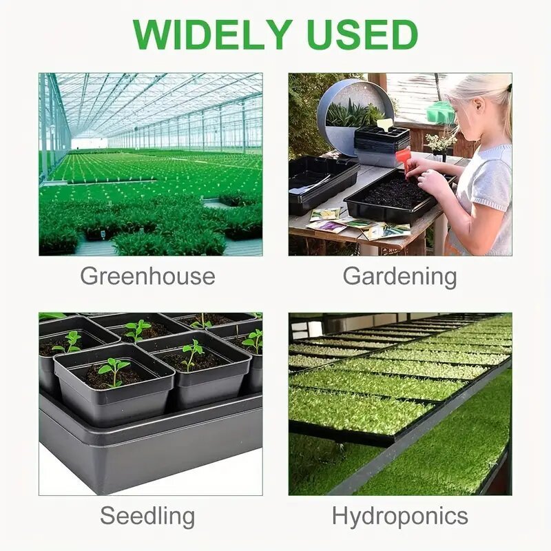 Polystyrene Grape Seedling Tray 128 Cells Seed Starter Sprouter Growing Tray Kit Heavy Duty