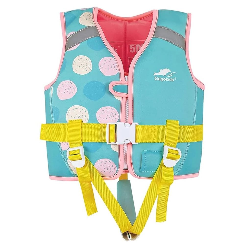 Emergency Adjustable Safety Strap Neoprene EPE Kids Swim Vest Float Jacket for Toddler Swimming Pool Aid Float Children Swimwear