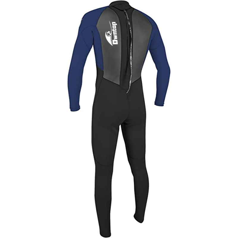 Wholesale Custom Logo Boys Adult Long Sleeve Diving Surfing Black 3mm Neoprene Full Wetsuits Stretch Back Zip