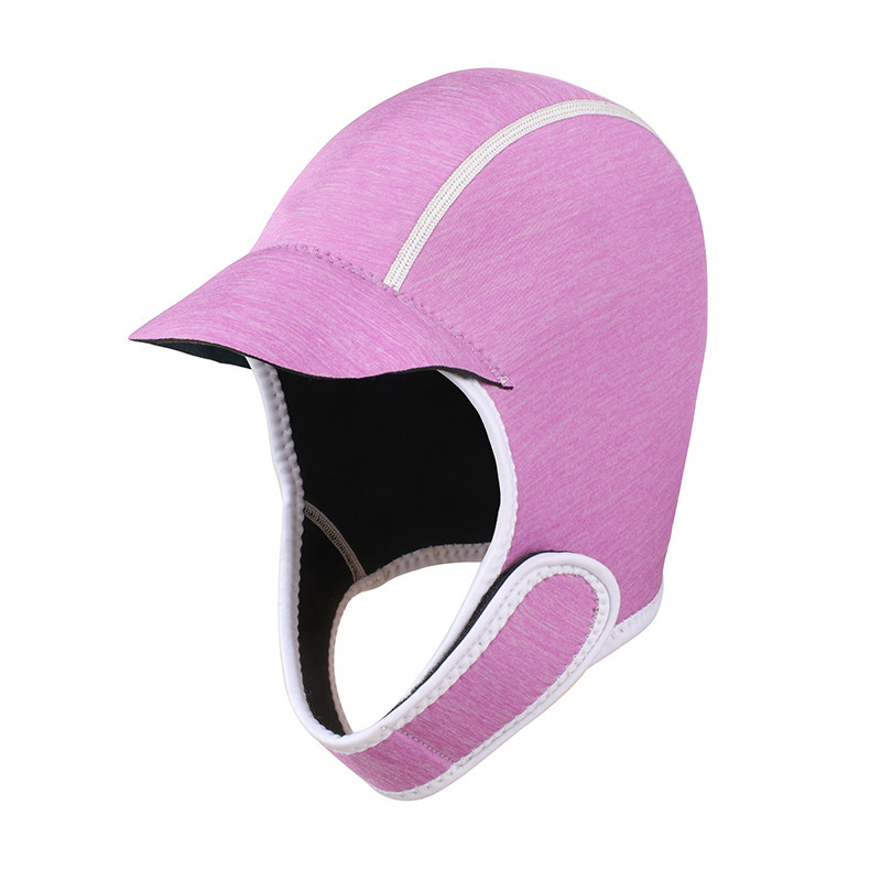 2mm Neoprene Swimming Diving Hood Custom Logo Unisex Wetsuit Diving Hat Helmet with Adjustable Strap