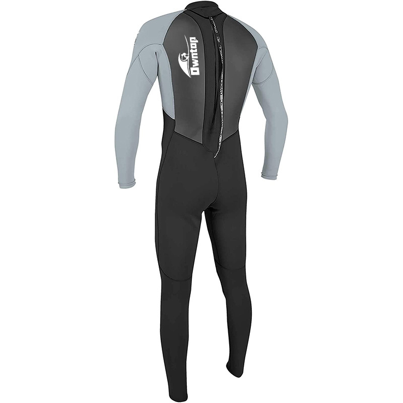 Wholesale Custom Logo Boys Adult Long Sleeve Diving Surfing Black 3mm Neoprene Full Wetsuits Stretch Back Zip