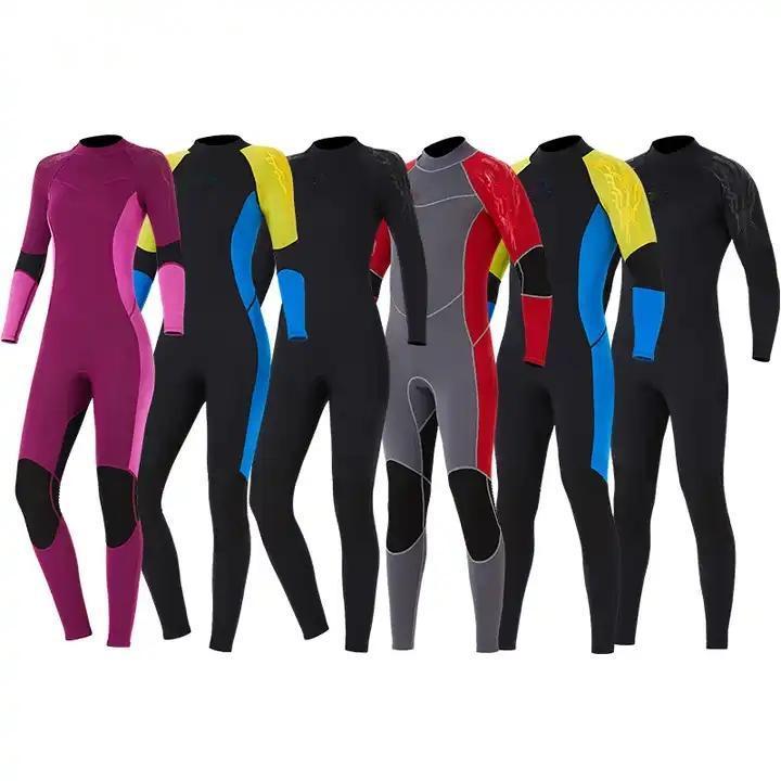 Custom Logo Printed Surf Spearfishing Wetsuit Man Women Scuba Diving 3MM Neoprene Wetsuit Black For Women Pink Black