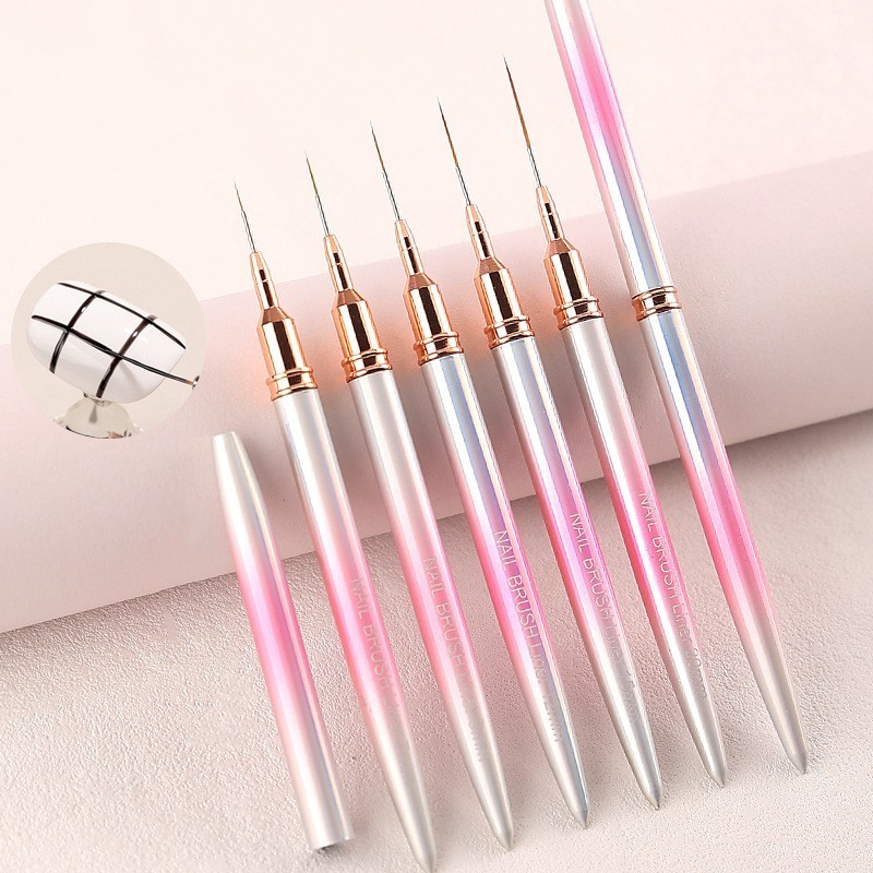 Wholesale Nail Painting Manicure Kit Professional Nail Art Brush Design 3d UV Gel Liner Nail Art Set