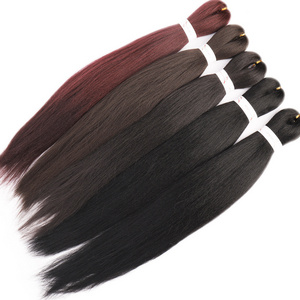 Wholesale Fashion Pre Stretched EZ Braiding Hair Soft Synthetic Multi Color Easy Braiding Hair Extension