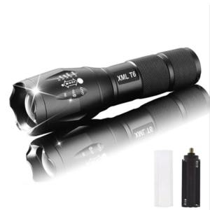 High Power Camp Waterproof Zoom Flash Light Set Powerful Usb Rechargeable Tactical Torches Flashlights For Camping