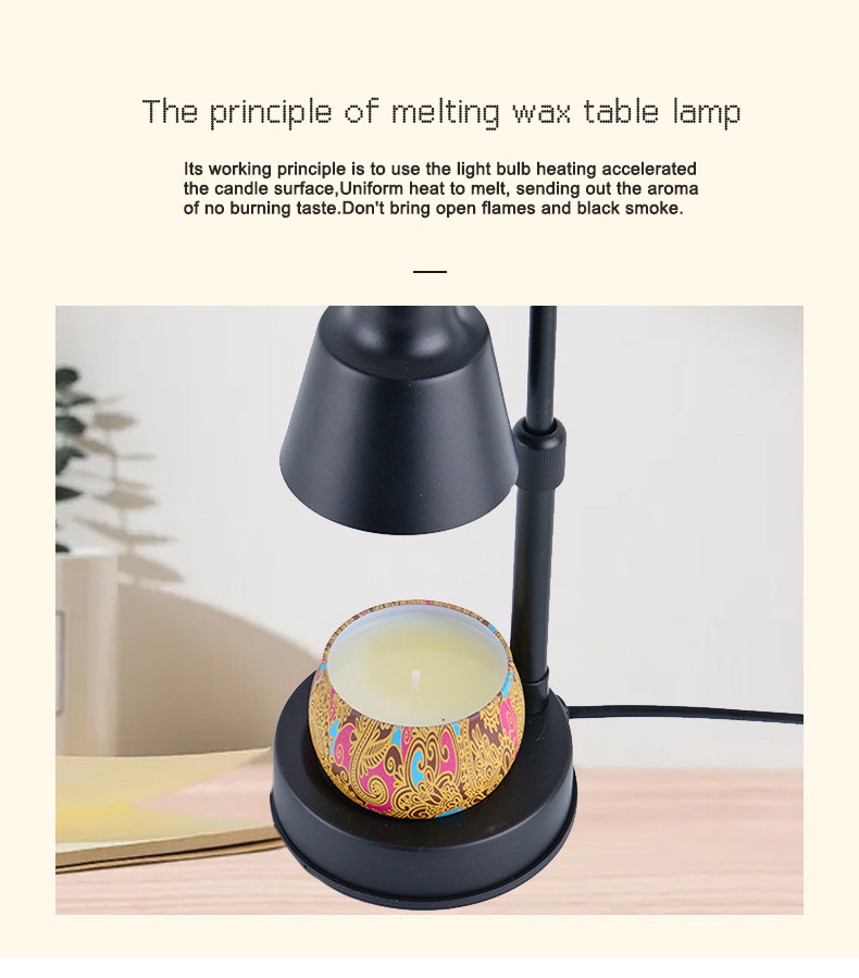 Wholesale Melter Custom Design Electric Wax Melt Warmers Tart New Warmer Candle Lamp Metal Electric Lantern For Scented Candle