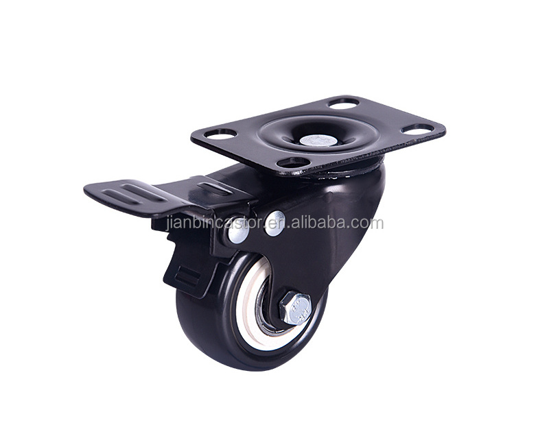 casters for bag travel Durable office chair Do not hurt the floor mute lock massage chair caster wheels with brake