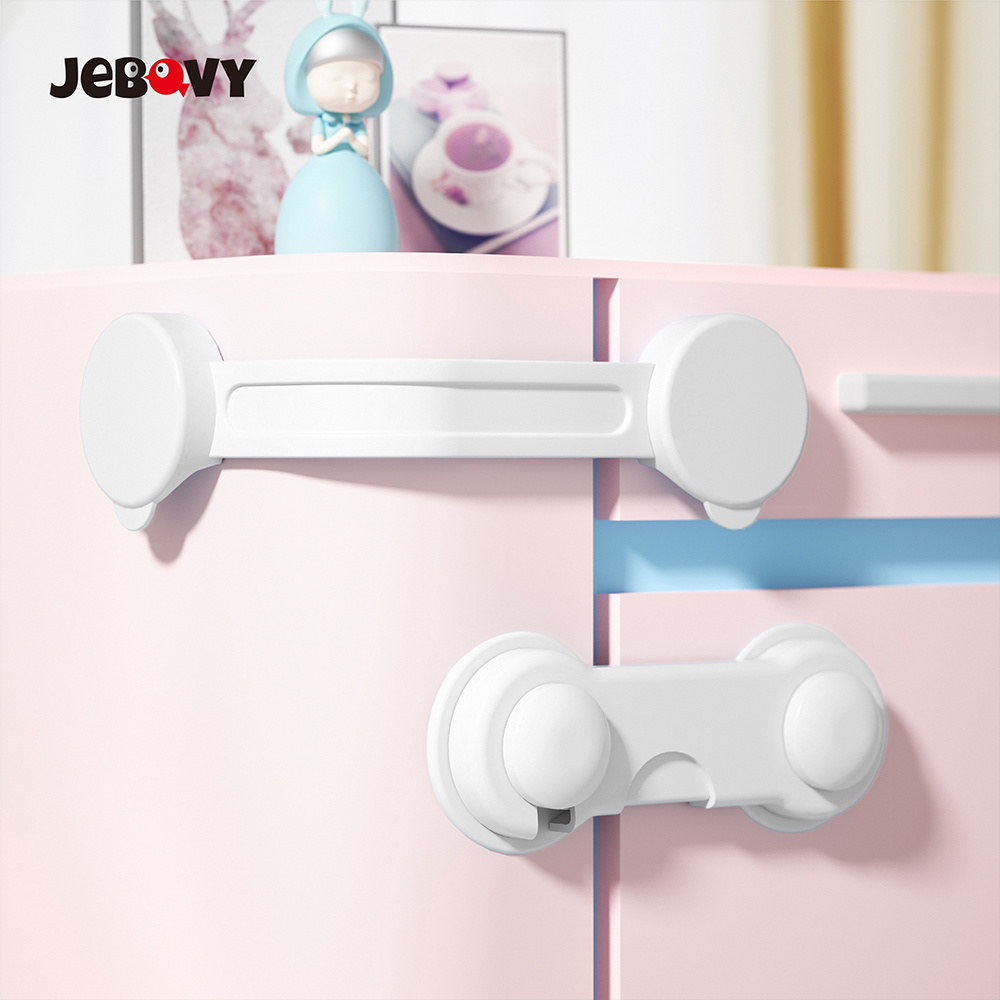 Hot selling Baby Safety Drawer Fridge Toilet Locks Child Proof Cabinet Locks with Adhesive