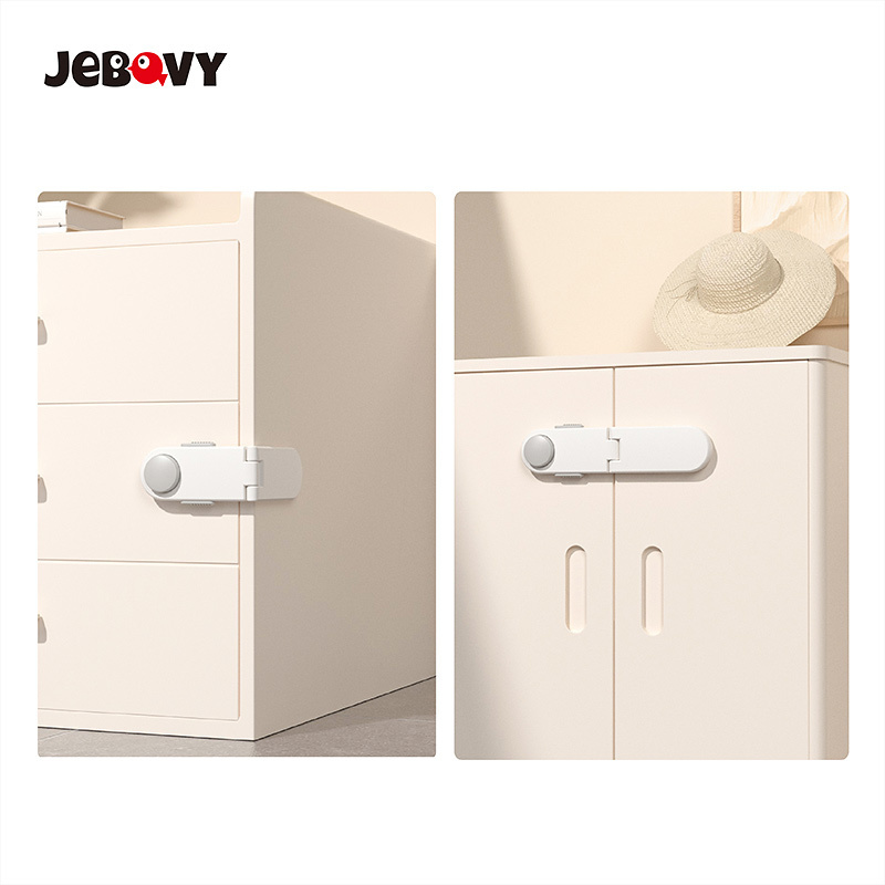 New Invention Reusable Lock Design Baby Safety Drawer Corner Locks Child Proof Cabinets Safety Lock