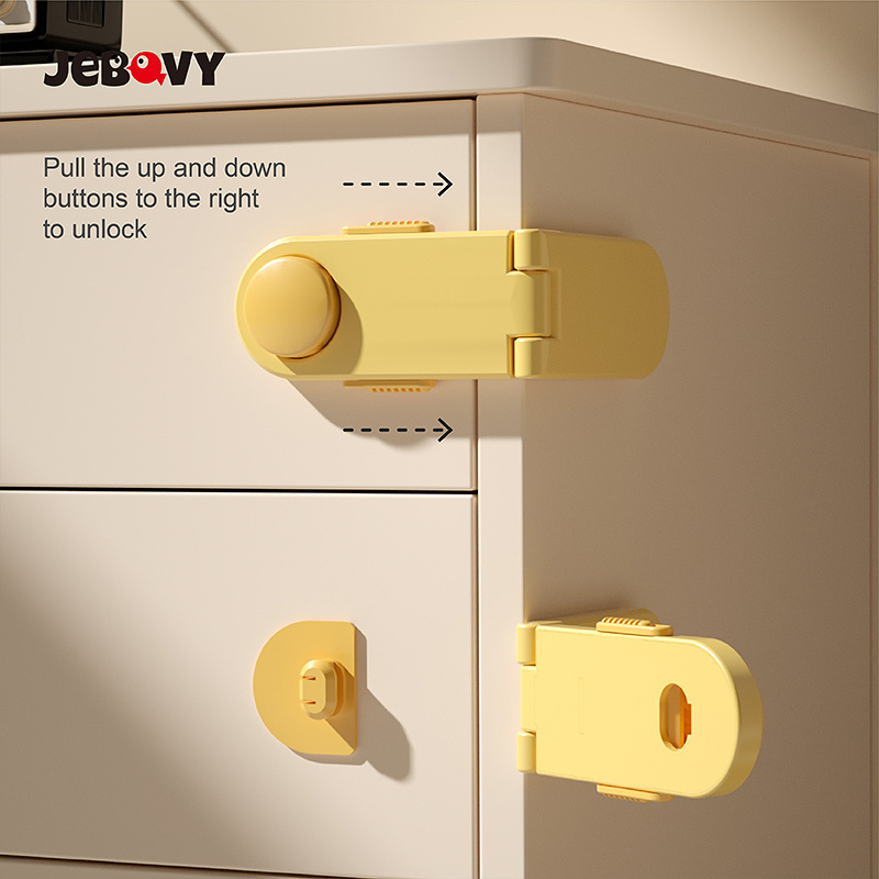 Customized 180 Degrees Angle Baby Safety Drawer Corner Lock Childproof Cabinet Lock for Kids