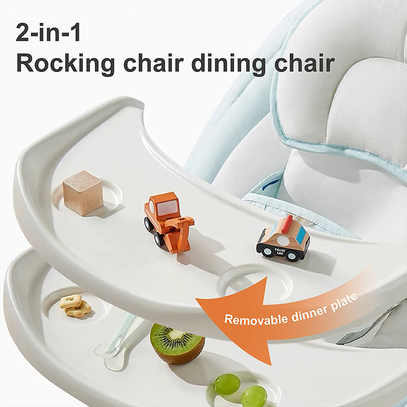 Baby Cradle Swing Electric Baby Rocker Adjustable Automatic Swing Electric 3 In 1 Baby Dining Chair Bouncer