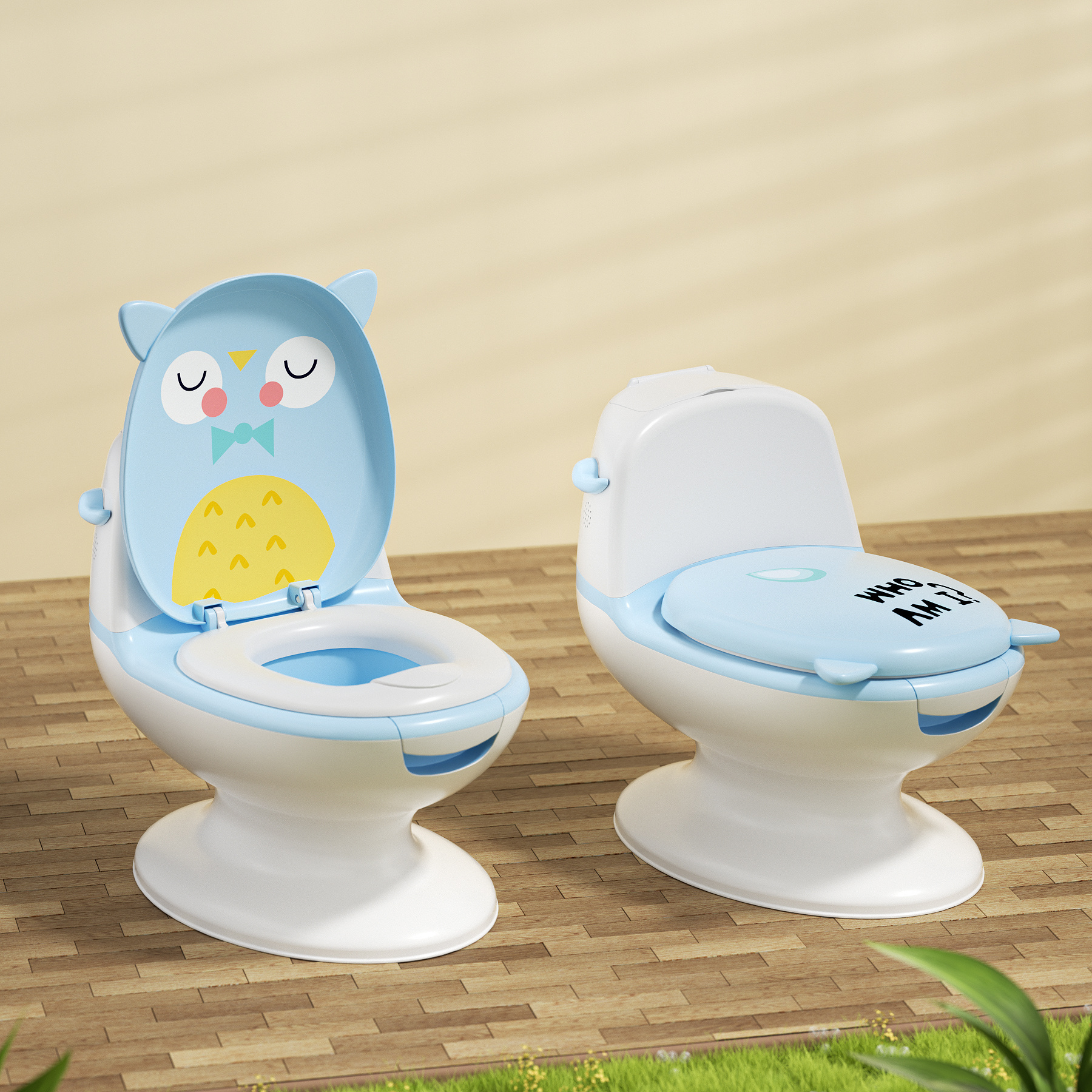 Hot Sales Portable EN71 Baby Toilet PP Plastic Kids Toilet For Baby Bathroom Toddler Child Potty Training