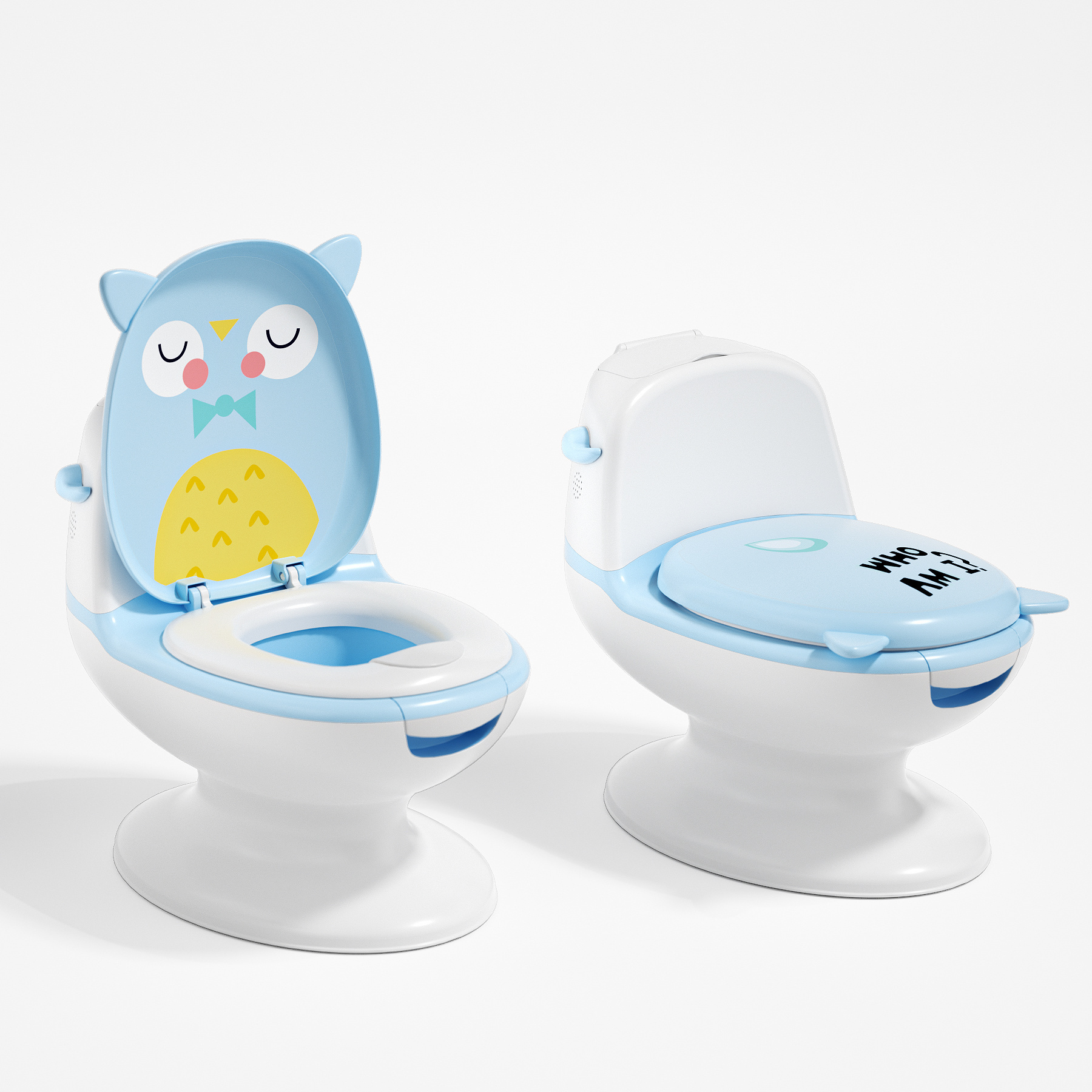 Hot Sales Portable EN71 Baby Toilet PP Plastic Kids Toilet For Baby Bathroom Toddler Child Potty Training