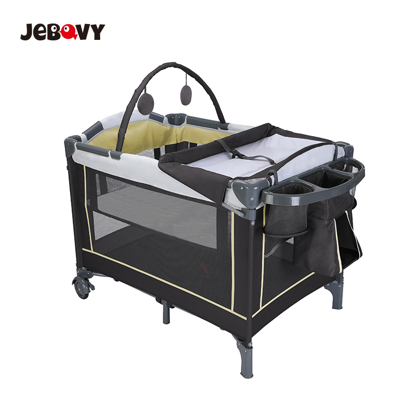 Multi Function Baby Crib Bedding Portable Baby Bassinet Baby Playpen with Nursery Center