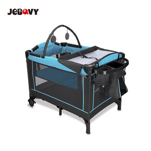 Multi Function Baby Crib Bedding Portable Baby Bassinet Baby Playpen with Nursery Center