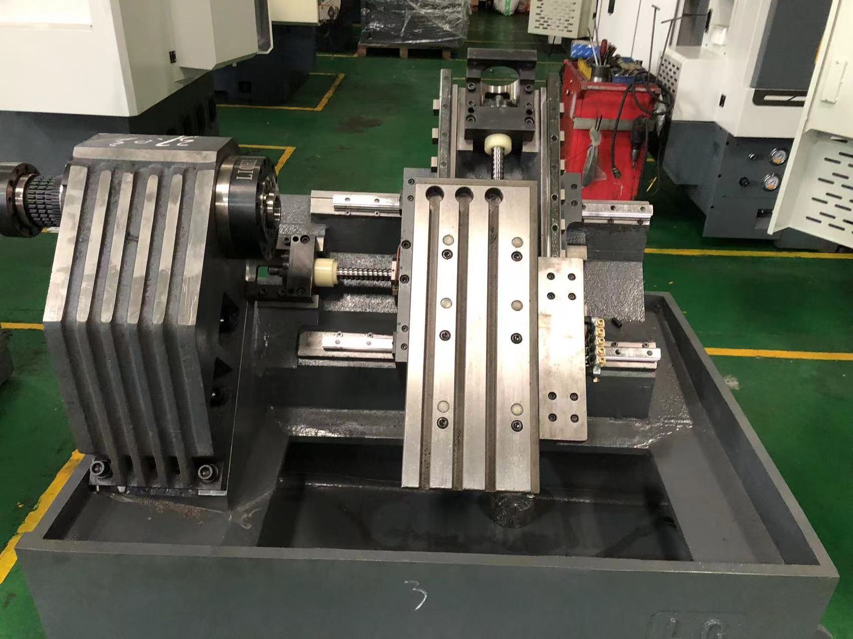 High rigidity CNC lathe one piece casting iron body slant bed cnc lathe with Y-Axis Side Milling Device