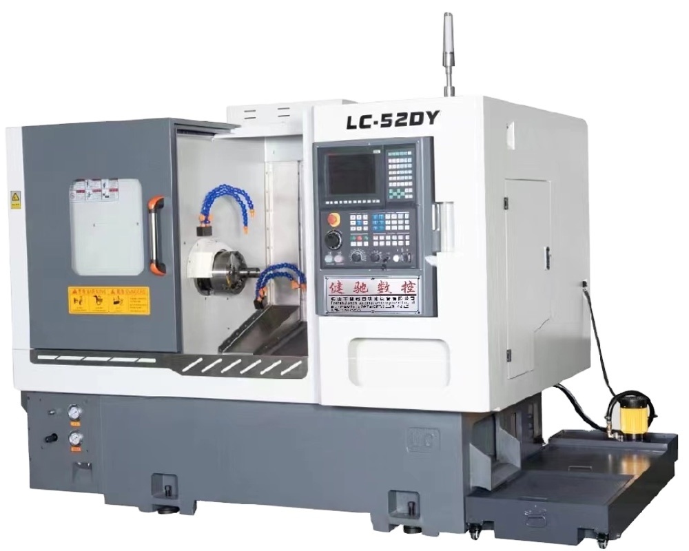 Y axis Power Turret CNC Lathe Machine Low Resistance High Rigidity High Precision Optional CNC Control System