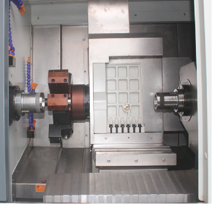 Y axis Power Turret CNC Lathe Machine Low Resistance High Rigidity High Precision Optional CNC Control System