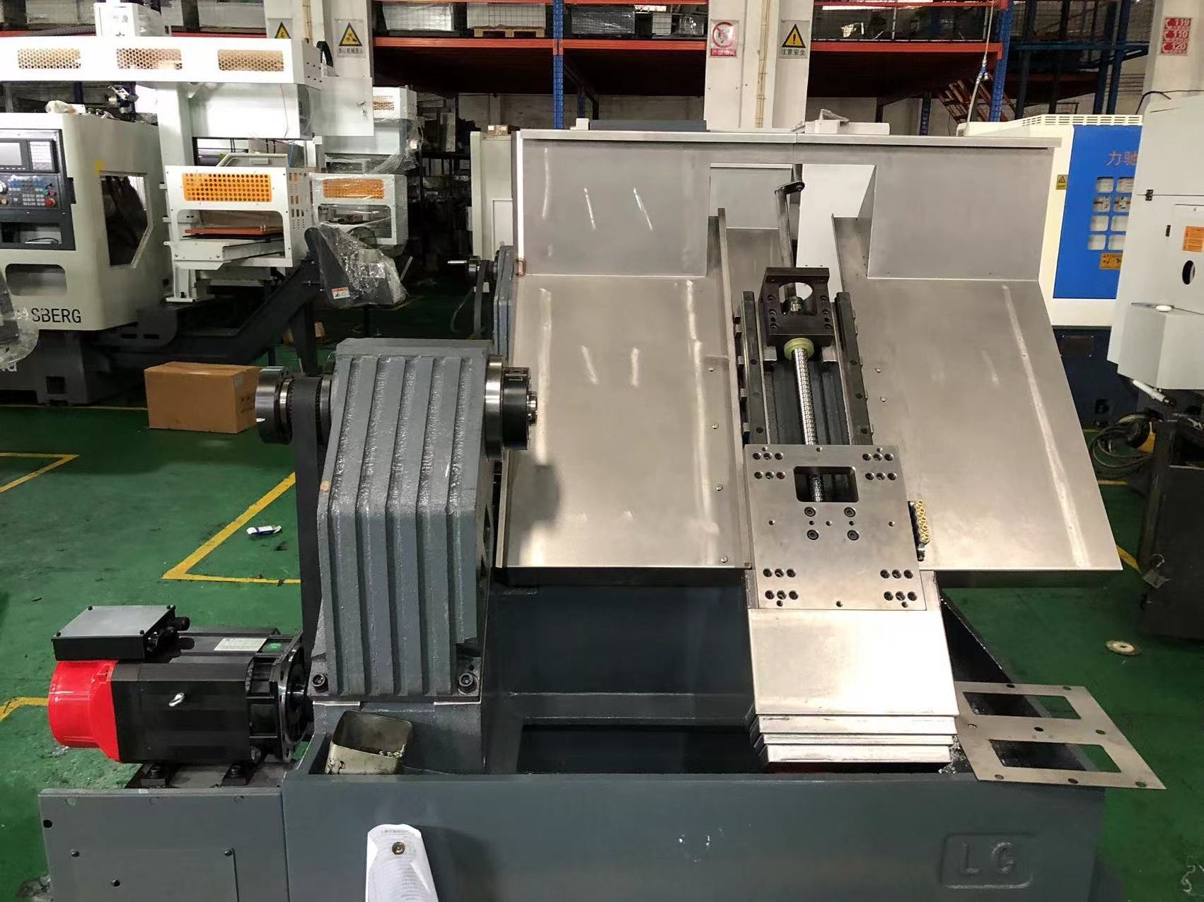 High rigidity CNC lathe one piece casting iron body slant bed cnc lathe with Y-Axis Side Milling Device