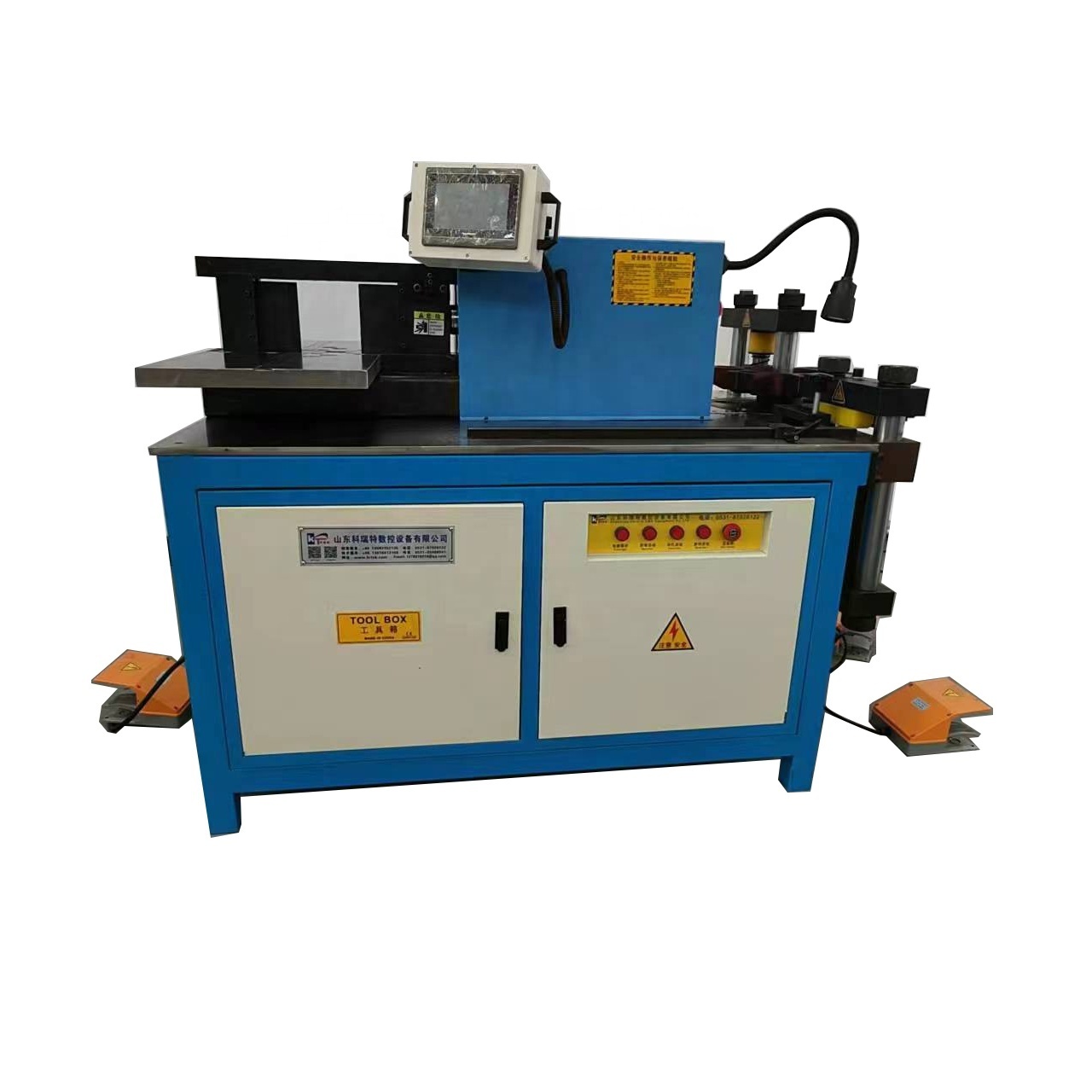 CNC Busbar punching bending shearing Machine Hydraulic busbar processing machine