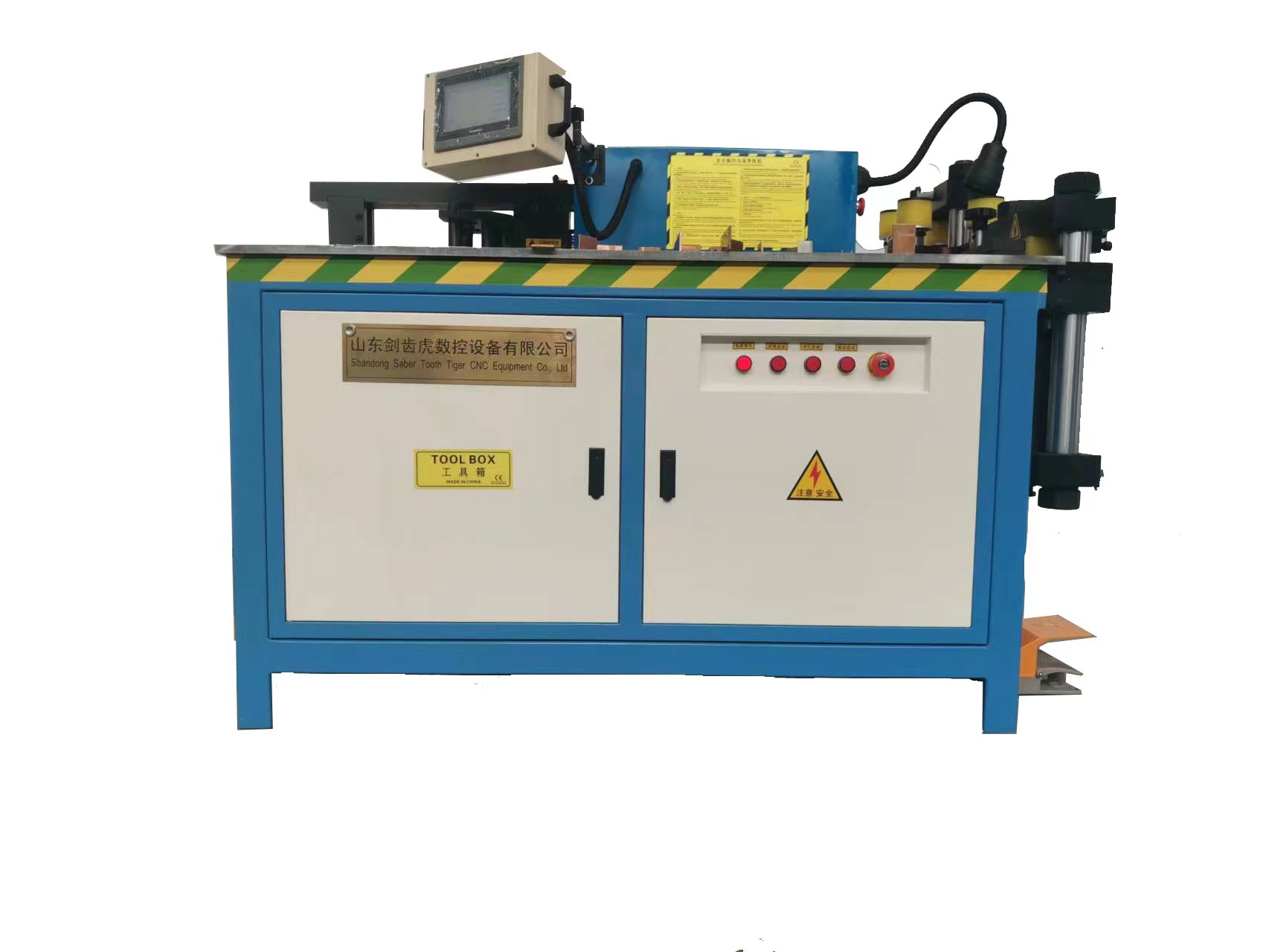 Punching open busbar machine Manual busbar bending machine