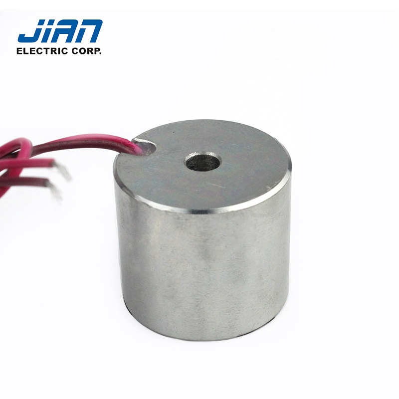 JSP-3229K solenoid circular electromagnet 24V DC Electrical Holding electromagnet Round Solenoid magnetic chuck