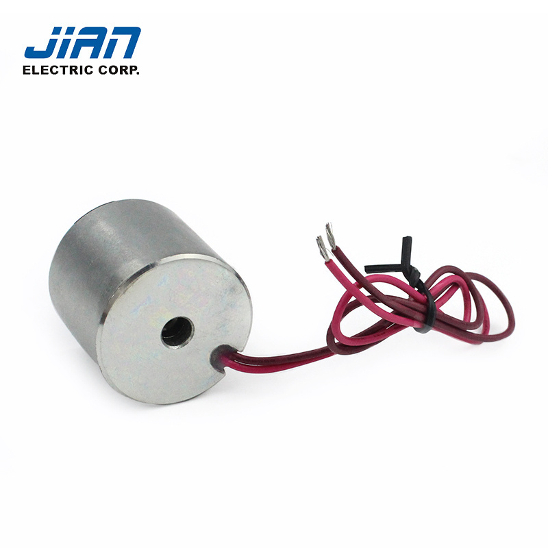 JSP-3229K solenoid circular electromagnet 24V DC Electrical Holding electromagnet Round Solenoid magnetic chuck