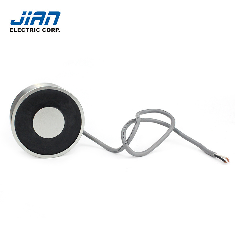 JSP-8038 2400N 240kgs small holding electromagnet lifting electromagnet round mini electromagnet