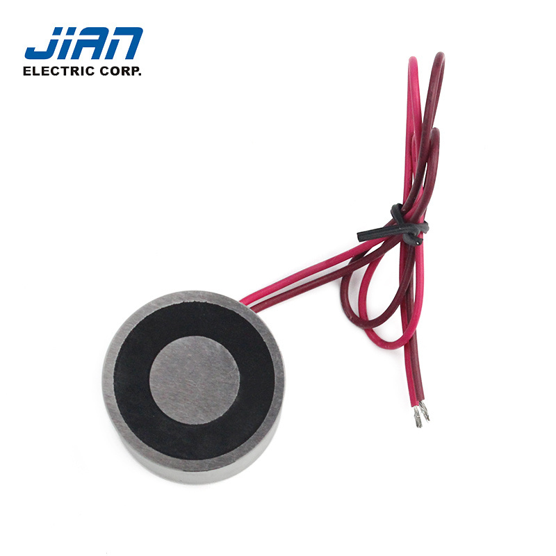 JSP-3229K solenoid circular electromagnet 24V DC Electrical Holding electromagnet Round Solenoid magnetic chuck