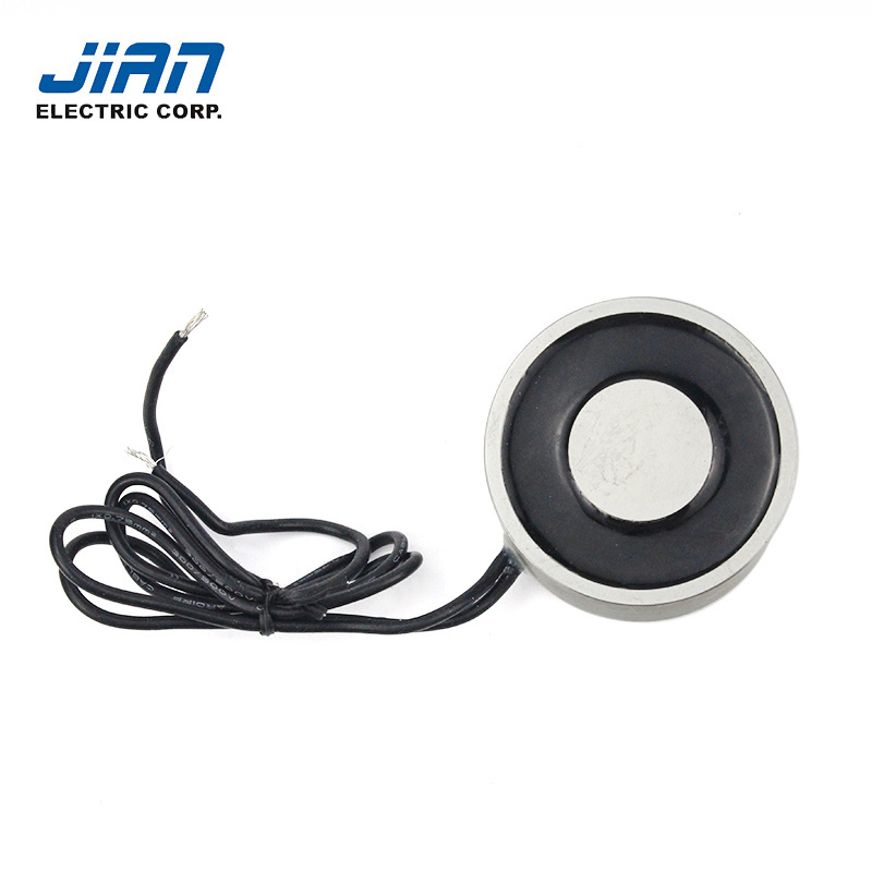 JSP-6037 suction holder 100.00kgs (1000N) mini electric magnet electro magnet  24V dc electromagnet