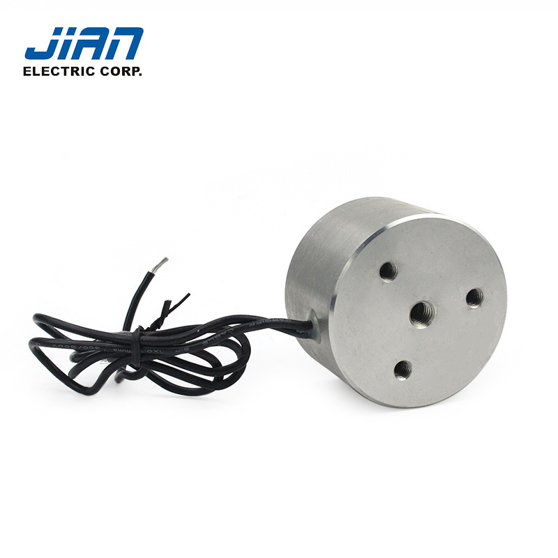 JSP-6037 suction holder 100.00kgs (1000N) mini electric magnet electro magnet  24V dc electromagnet