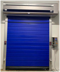 Automatic cold storage room plastic high speed roller shutter doors and freezer doors