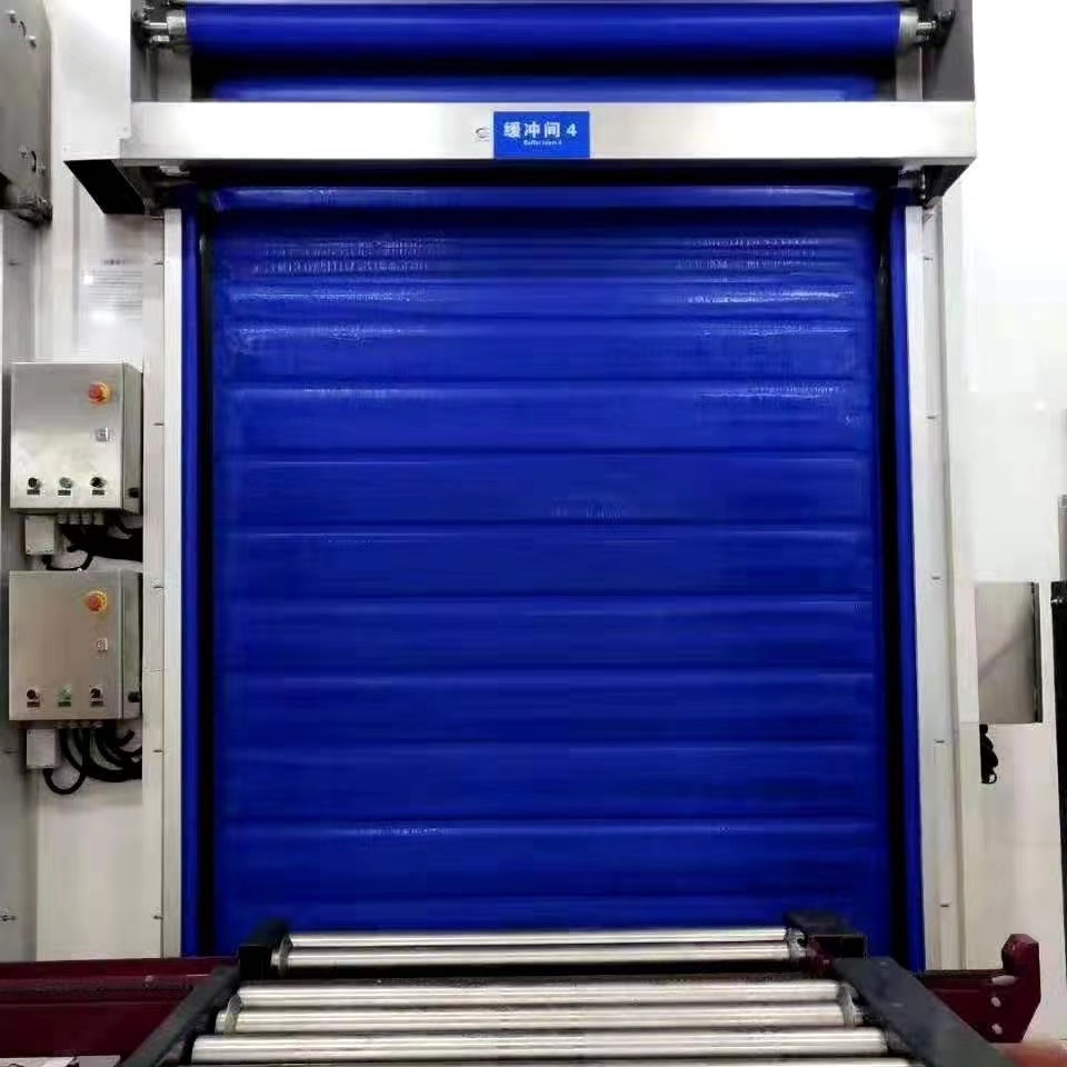 Automatic cold storage room plastic high speed roller shutter doors and freezer doors