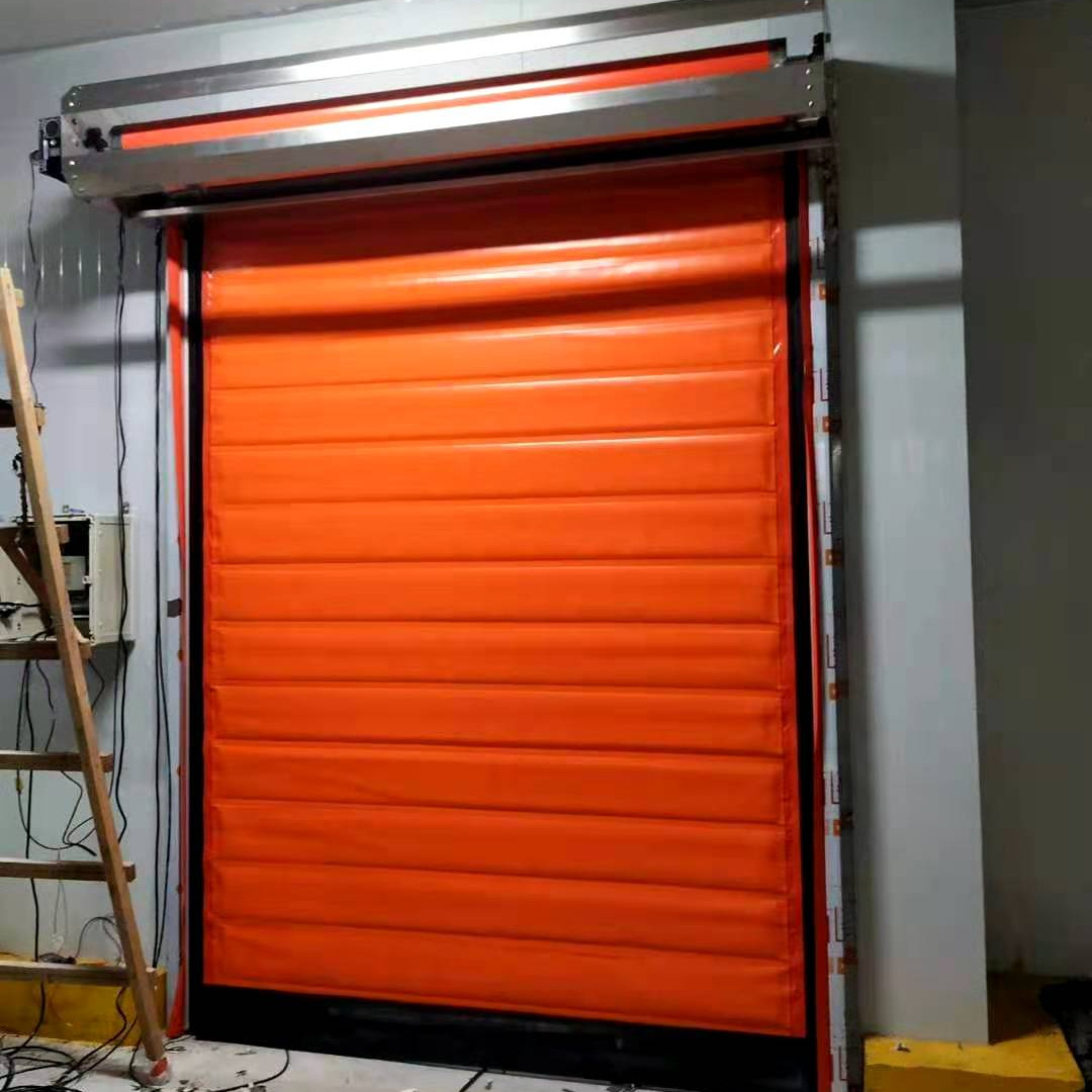 Automatic cold storage room plastic high speed roller shutter doors and freezer doors