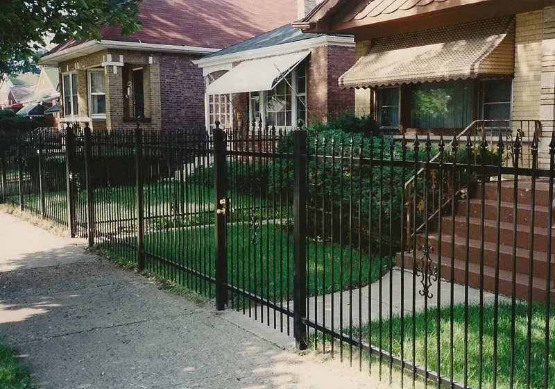 Villa Outdoor Decorative Modern Security wrought iron fencing wholesale