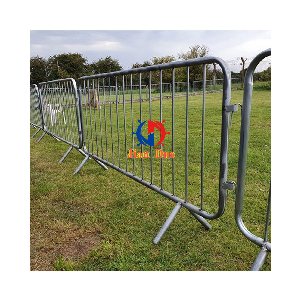 2.5mx1.1m portable galvanized temporary crowd control fence panels