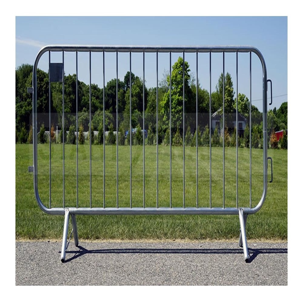 Galvanized steel security 2.2mx1.1m crowd control barrier panel