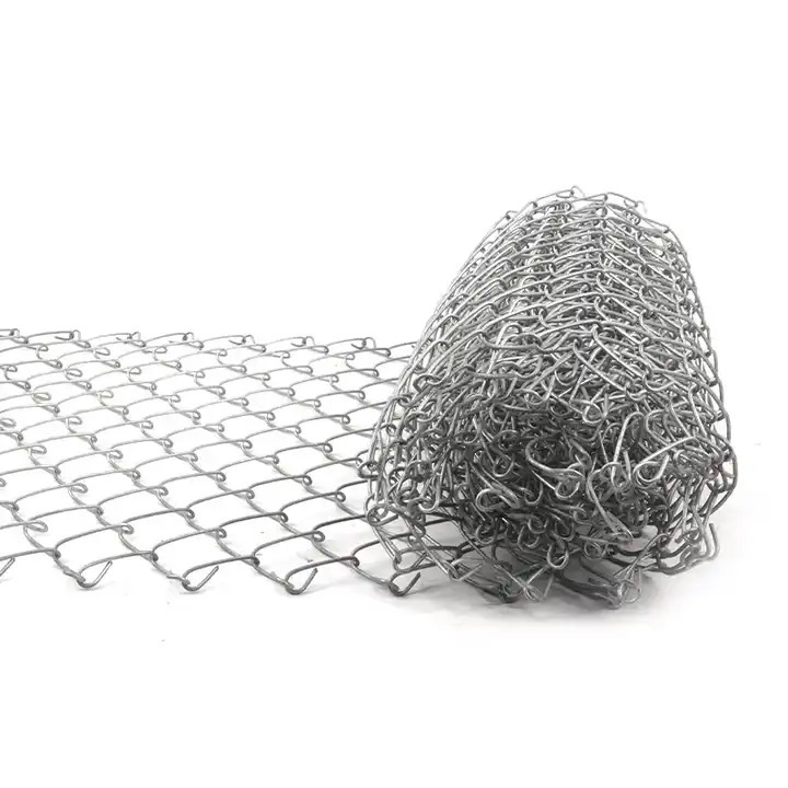 Galvanized stainless steel wire chain link wire mesh fence netting for prison fence