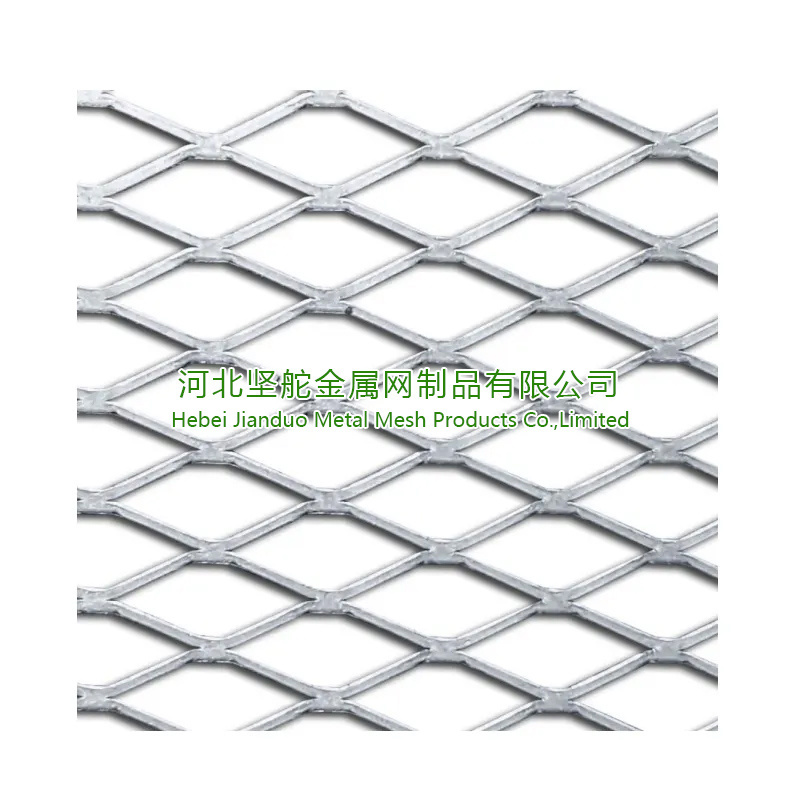 4mmx8mm diamond galvanized steel flat iron expanded metal mesh