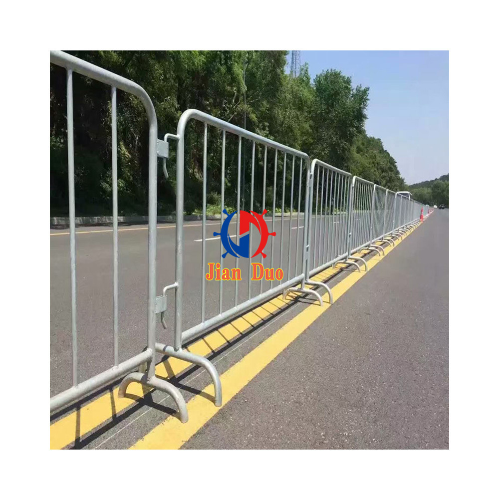 2.5mx1.1m portable galvanized temporary crowd control fence panels