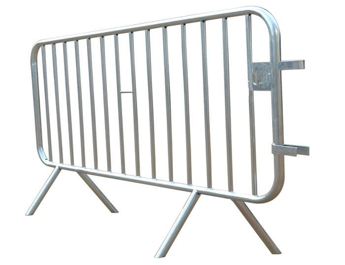 Galvanized steel security 2.2mx1.1m crowd control barrier panel